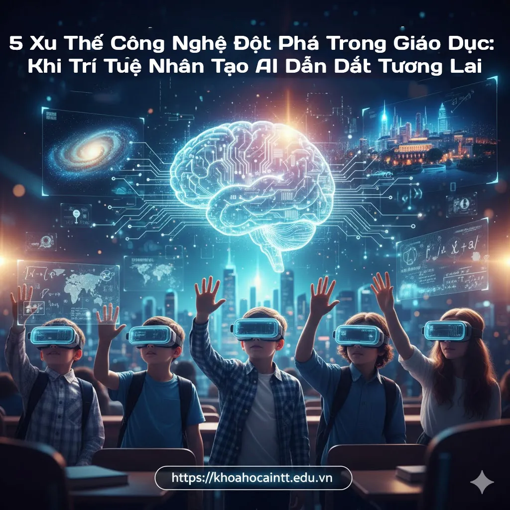 5 Xu Thế Công Nghệ Đột Phá Trong Giáo Dục: Khi Trí Tuệ Nhân Tạo AI Dẫn Dắt Tương Lai